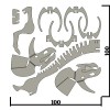 [3Dino Puzzle] Khủng long Triceratops Phong cách Cổ điển - Thumbnail 4