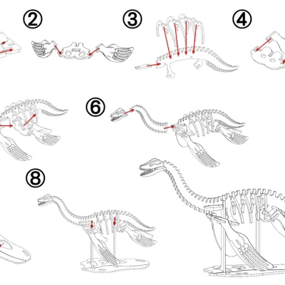 [3Dino Puzzle] Khủng long cổ đại Plesiosaurus