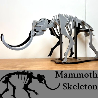 [Fantasy & Primal] Bộ xương Khủng long Ma mút