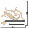 [3Dino Puzzle] Khủng long Parasaurolophus Phong Cách Cổ Điển - Thumbnail 3