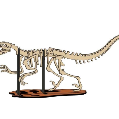 [3Dino Puzzle] Khủng Long Bạo Chúa Velociraptor