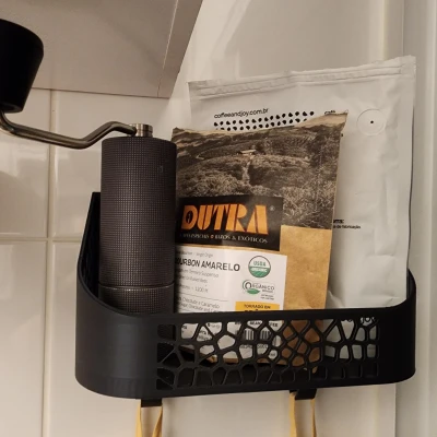 Rổ Treo Tường Hoa Văn Voronoi