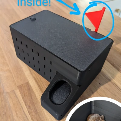 Bẫy chuột bắt nhiều con, có báo hiệu chuột cắn