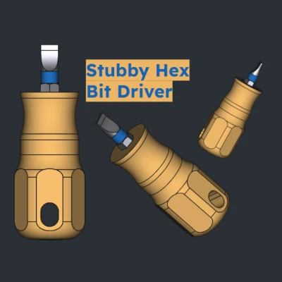 Tua Vít Lục Giác Ngắn (Stubby Hex Bit Driver)