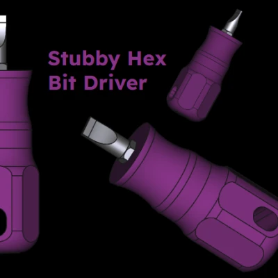 Tua Vít Lục Giác Ngắn (Stubby Hex Bit Driver)