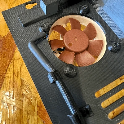 Vỏ Che Quạt Tản Nhiệt Buddy Siêu Dễ Cho Prusa XL Với Quạt Noctua 24V