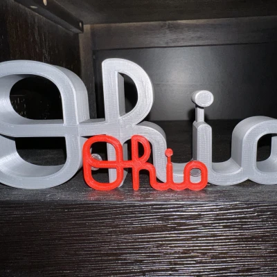 Biển hiệu Script Ohio