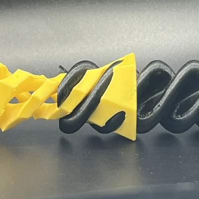 Mô hình Lục Giác Xoắn Không Thể (Không Cần Hỗ Trợ)