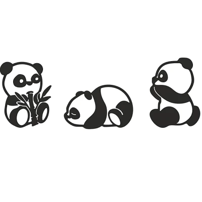 Tranh Gấu Trúc Treo Tường Nghệ Thuật