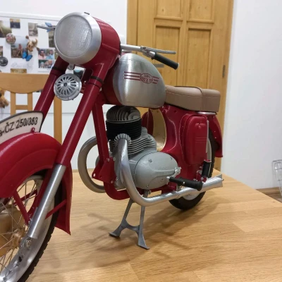 Project JAWA-ČZ KÝVAČKA 250/353.02 - Phần 8 - Dè trước + Yên xe