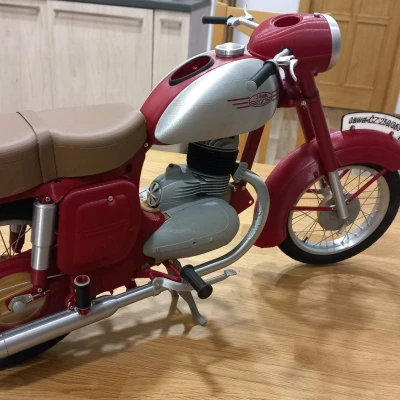 Project JAWA-ČZ KÝVAČKA 250/353.02 - Phần 8 - Dè trước + Yên xe