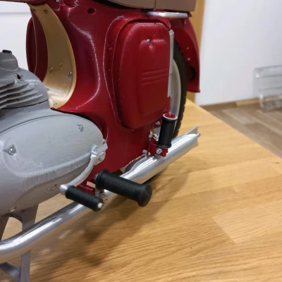 Project JAWA-ČZ KÝVAČKA 250/353.02 - Phần 8 - Dè trước + Yên xe