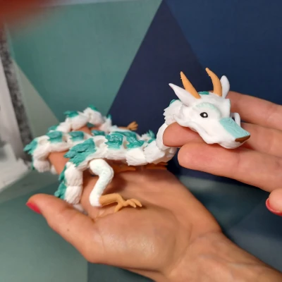 Rồng Haku Dài 65cm / STL + 3MF