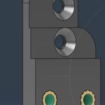 BTT Eddy Mount cho Creality K1 để gắn Booty Carriage