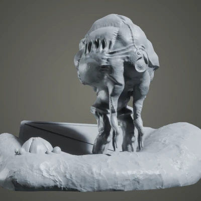 Tượng Halo 3 Flood Carrier Form