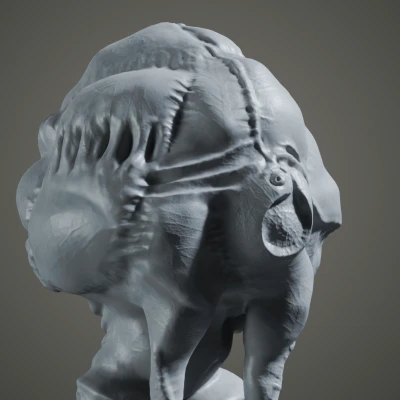 Tượng Halo 3 Flood Carrier Form