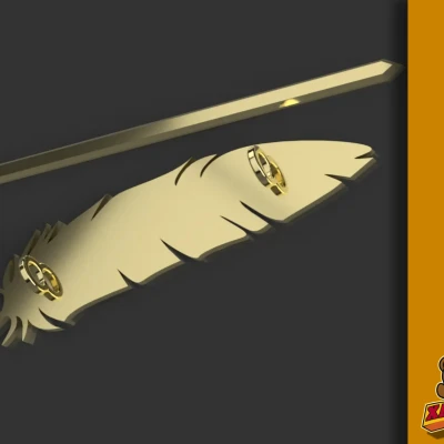 Kẹp Tóc Hình Lông Vũ