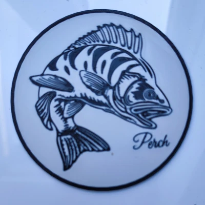 Đế Lót Ly Hình Cá Perch