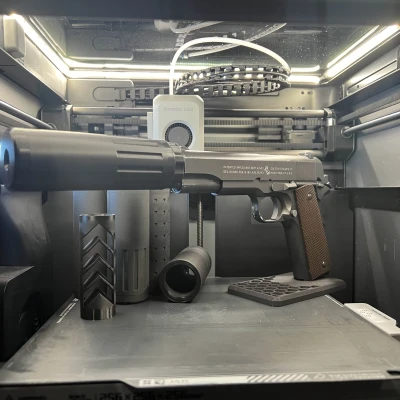 Ống giảm thanh/hút âm Airsoft. (đang phát triển)