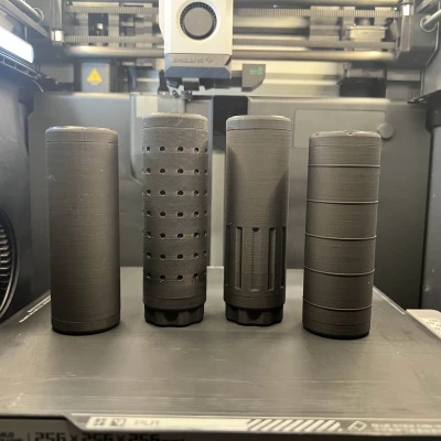 Ống giảm thanh/hút âm Airsoft. (đang phát triển)