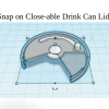 Nắp Lon Nước Giải Khát Có Thể Đóng Mở Kiểu Snap-on - Thumbnail 1