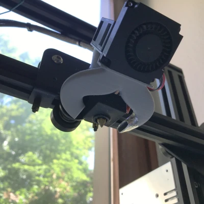 Quạt tản nhiệt Mini-Me v4 cho Ender3 (Dùng đồ zin, 5015, Không cần hàn, Tháo lắp dễ dàng)