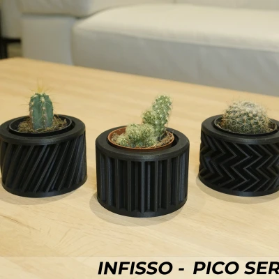 Chậu Cây Infisso Series Ba Mẫu