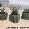 Bộ Chậu Cây Montuoso Series Triple Planter Set - Thumbnail 2