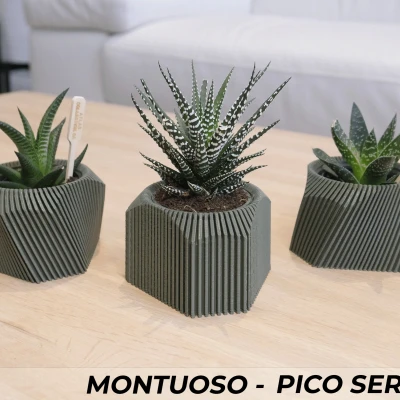 Bộ Chậu Cây Montuoso Series Triple Planter Set