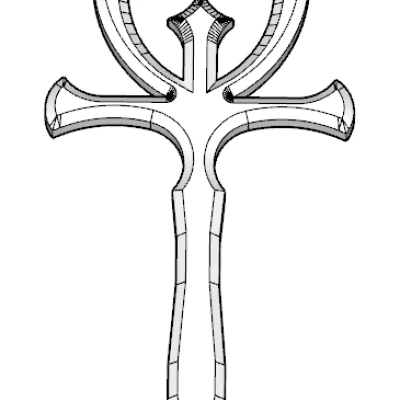 Mặt Dây Chuyền Biểu Tượng Sự Sống Ai Cập Ankh