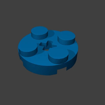 Mảnh Lego Tròn 2x2 Có Lỗ Trục 4032