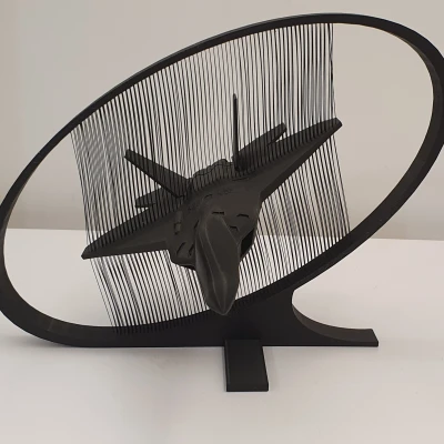 Mô hình F-22 Raptor - Nghệ thuật dây - Chế tác bay