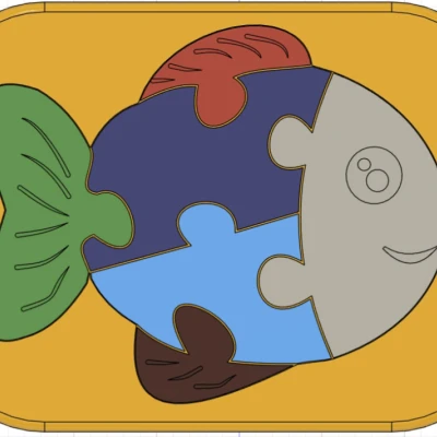 Puzzle cá cho bé