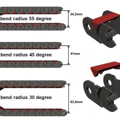 Móc nối xích dẫn cáp AR (mở)