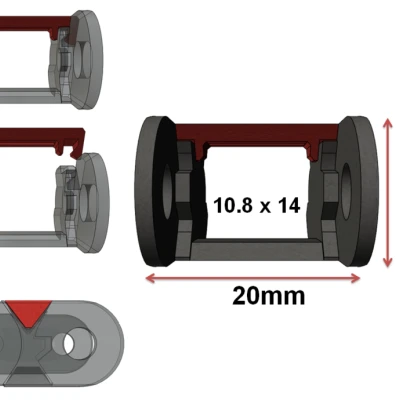 Móc nối xích dẫn cáp AR (mở)