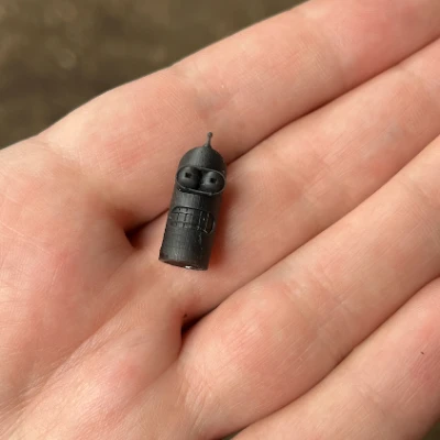 Nắp Van Presta Hình Đầu Bender Từ Futurama