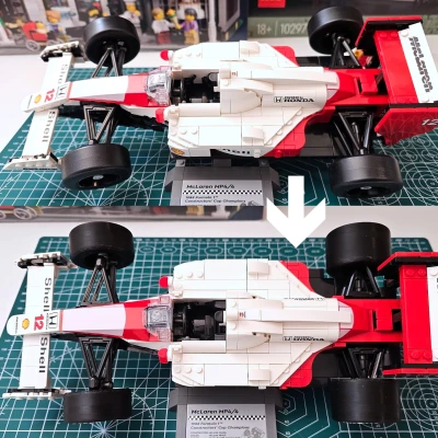 Lốp/Bánh xe chân thực cho xe LEGO 10330 McLaren Senna F1