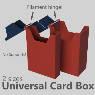 Hộp đựng bài kiêm bản lề 2 kích cỡ đa năng - Không cần support!