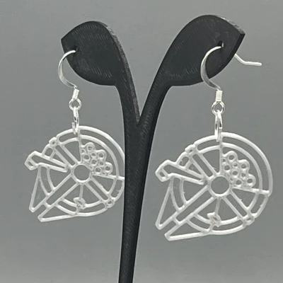 Hoa tai Star Wars Phong Cách Line Art