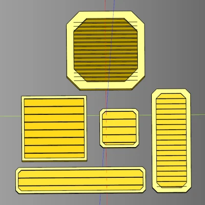 Vent Greebles - Mẫu Chi Tiết Cho Mô Hình