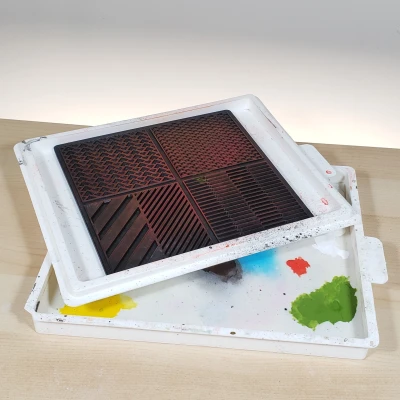 Khay Tạo Vân Khô Cọ (Vừa Vặn Với Khay Masterson's Sta-Wet Handy Palette)