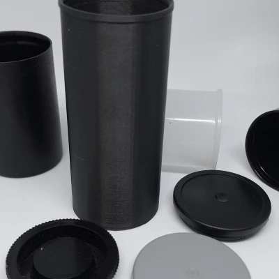 Hộp Đựng Phim 120 Đơn - Sử Dụng Nắp Vỏ Phim 35mm