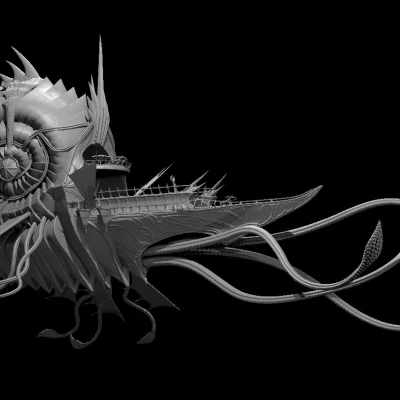 Các Mẫu Thuyền Spelljammer - Cỡ Lớn và Cỡ Nhỏ