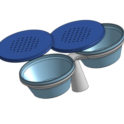 Bộ Hộp Đựng Mồi Câu Cá và Giá Đỡ