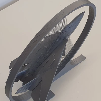 Mô hình String Art Grumman F-14 Tomcat Mặt Bên