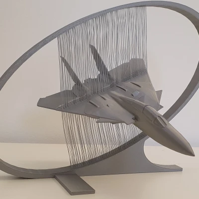 Mô hình nghệ thuật dây máy bay Grumman F-14 Tomcat