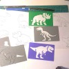 Thẻ Stencil Khủng Long XL - Thumbnail 1