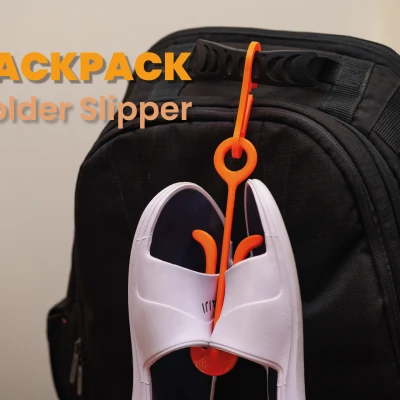 Giá đỡ dép gắn ba lô đi biển