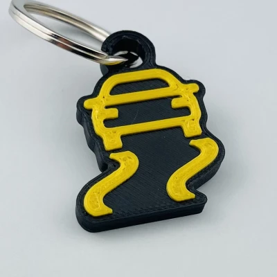 Móc Khóa Đèn ABS Traction Control