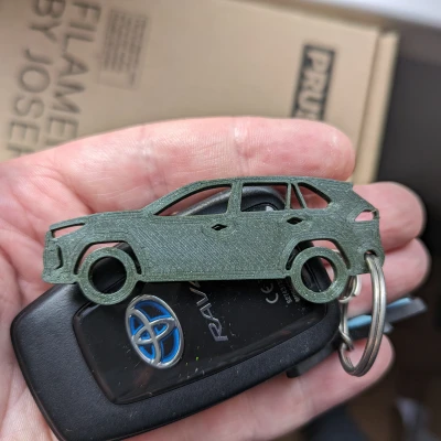 Móc khóa hình bóng Toyota RAV4